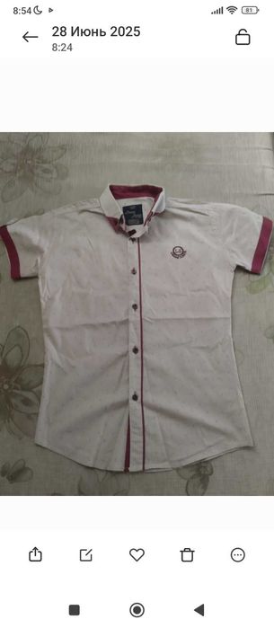 Рубашка с коротким рукавом для мальчика