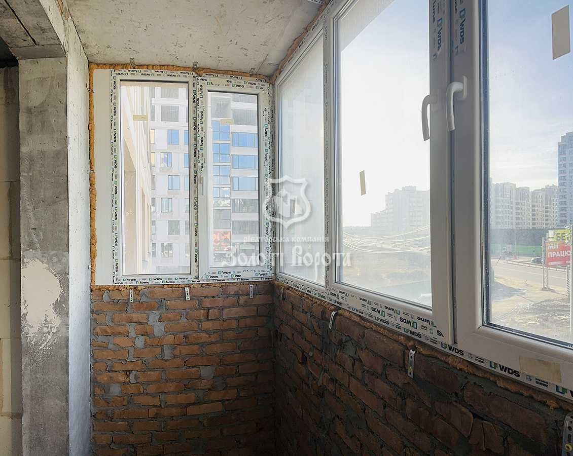 Квартира, 2к. Новобудова, с. Крюківщина. Стан — від будівельників.