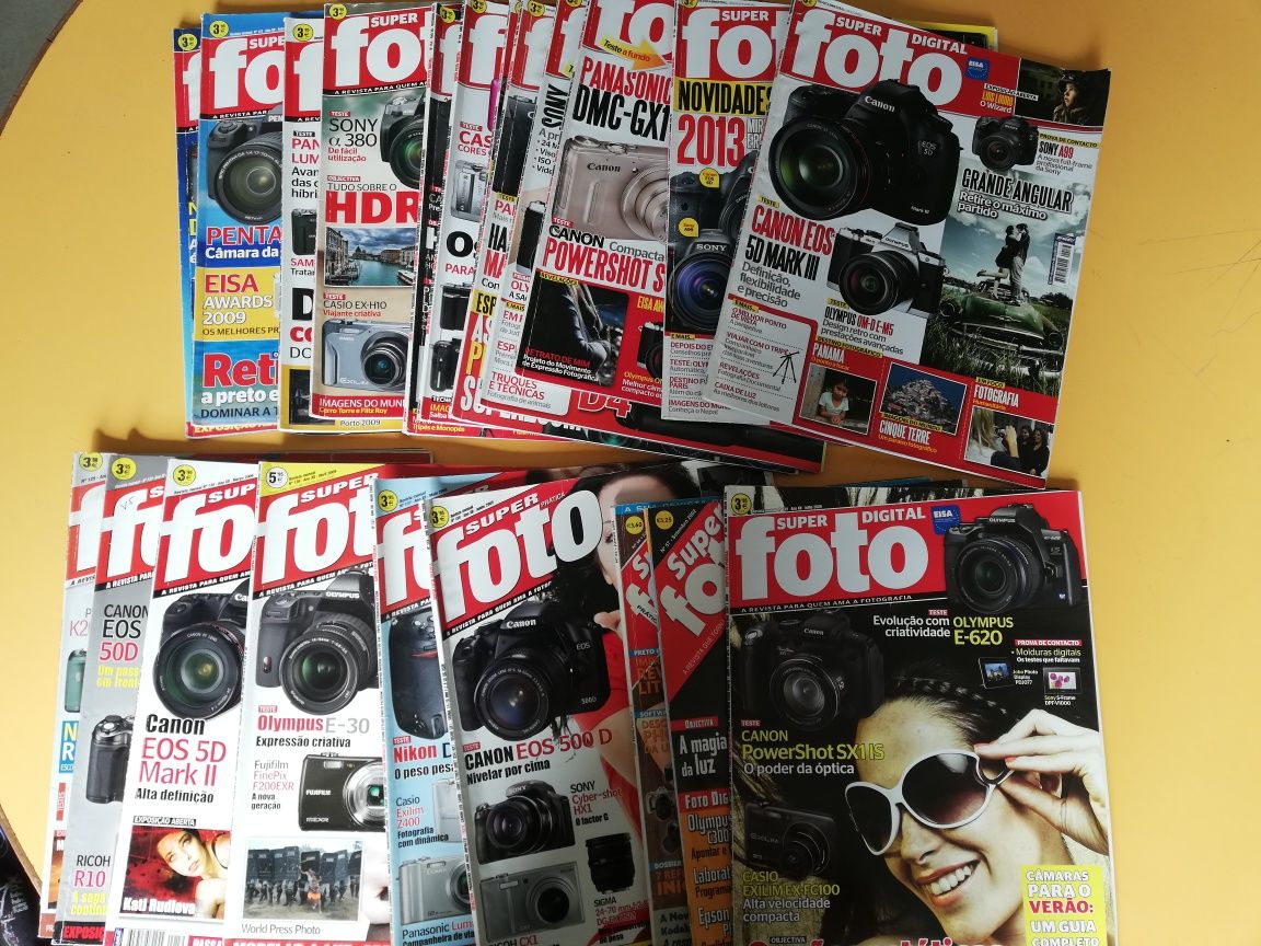 Lote de 21 Revistas Super Digital Foto