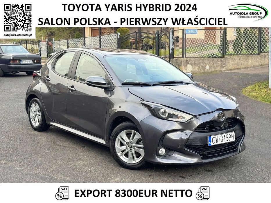 Toyota Yaris 1.5 Hybryda * Salon Polska * Pierwszy właściciel * ROK PRODUKCJI 2024
