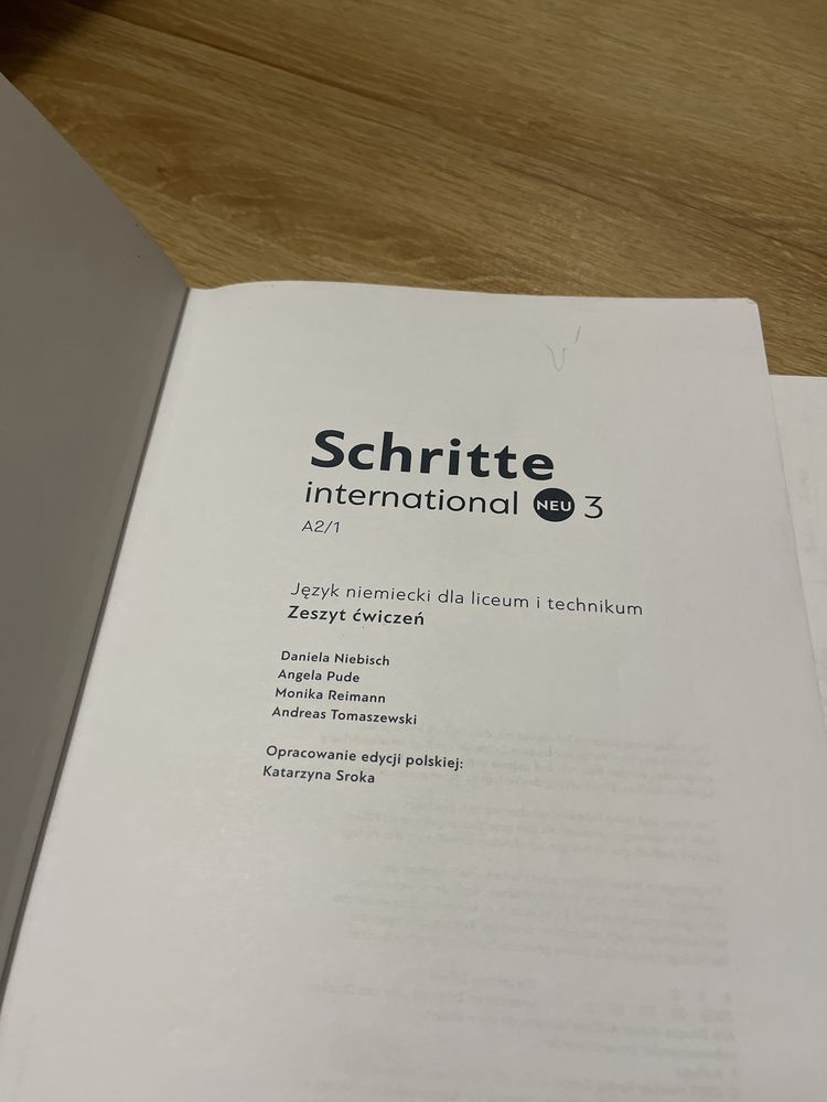 Schritte international 3 książka i ćwiczenia