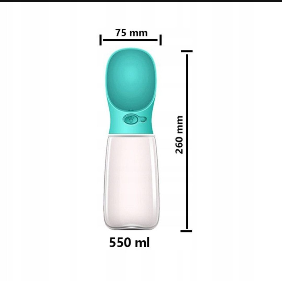 BUTELKA MISKA podróżna psa kota poidlo bidon 550ml