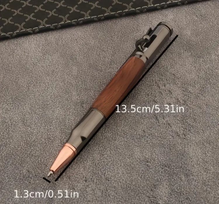 Преміум вінтажна ручка з махагону