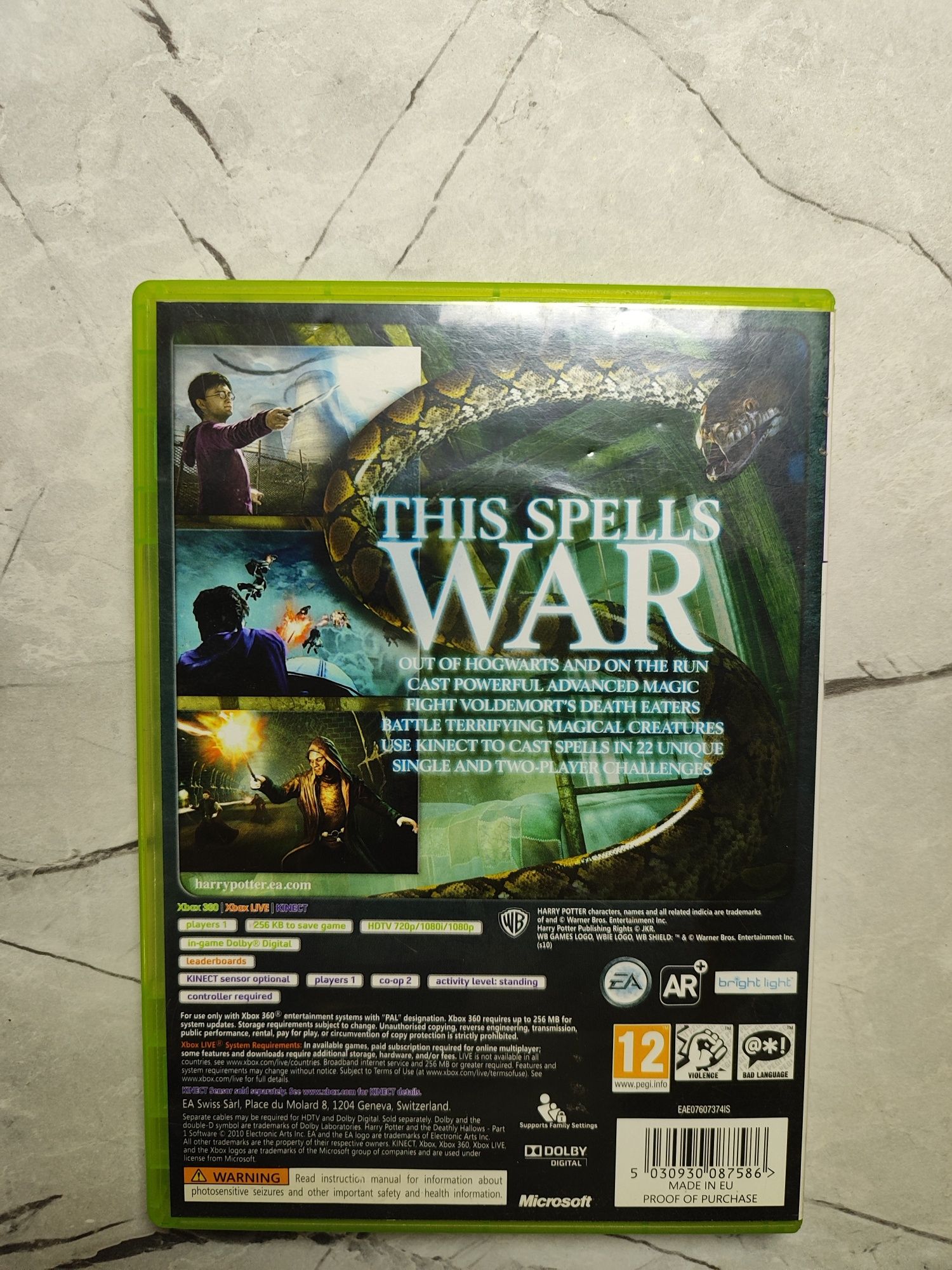 Zestaw gier Xbox Kinect: Harry Potter Deathly Hallows, Biggest Loser