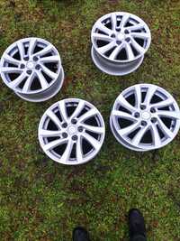 Felgi 16x6.5JJ używane 2 sezony 5x114,3 Mazda 6