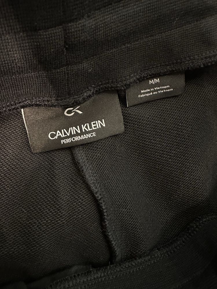 Calvin Klein performace spodnie dresowe M 38 czarne sportowe joggery