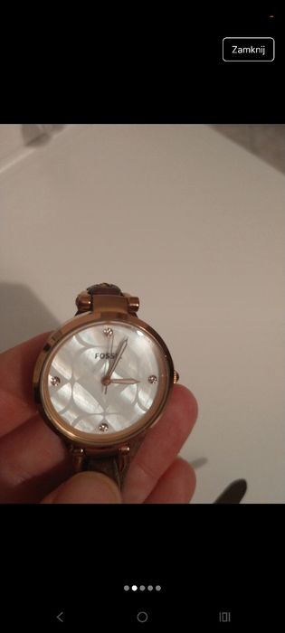 fossil damski zegarek skórzany es3101 Gerogia 
Oryginalny posiadam met