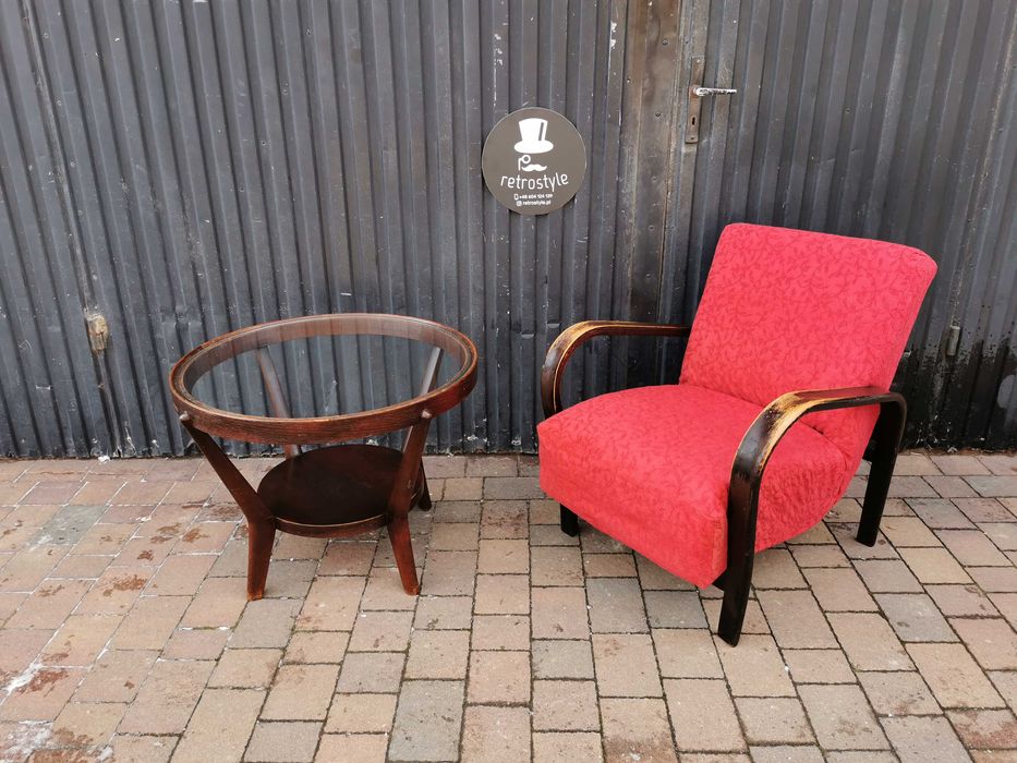 Fotel ART DECO Kropáček & Koželka, Czechosłowacja 30-60, RETRO, Prl