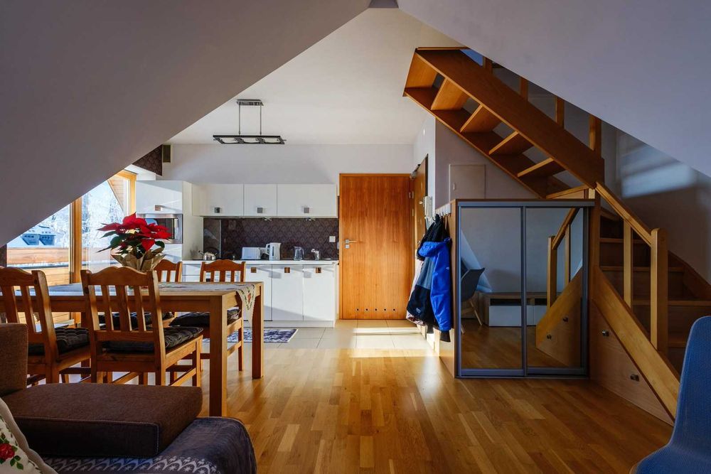 Kościelisko przytulne mieszkanie z widokiem na Tatry, parking w garażu