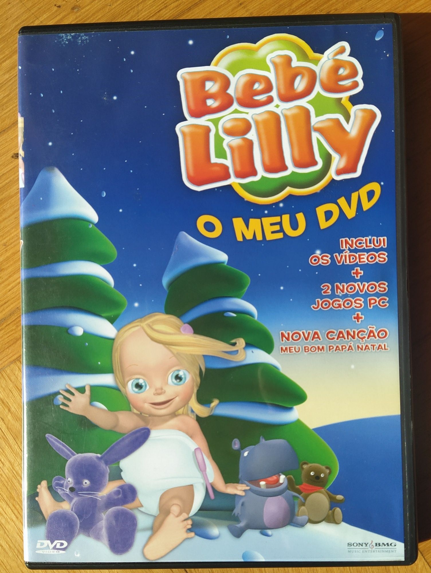 6 DVDs: Pippi, Bebé Lilly, Hello Kitty, Little People, Trolls e Noddy