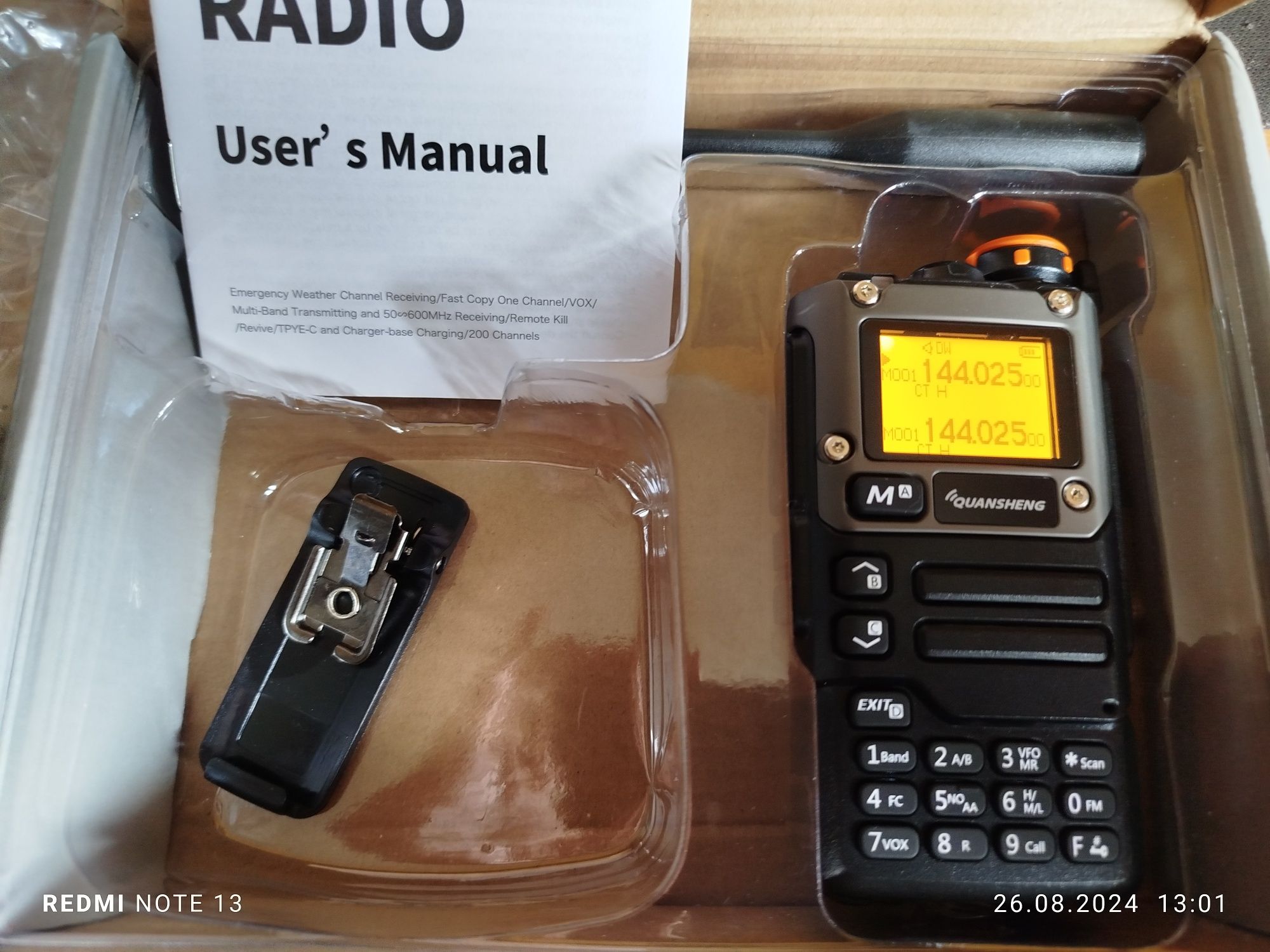 Radio Krótkofalówka Quansheng UV-5r Plus.UV-K5/8 i akcesoria