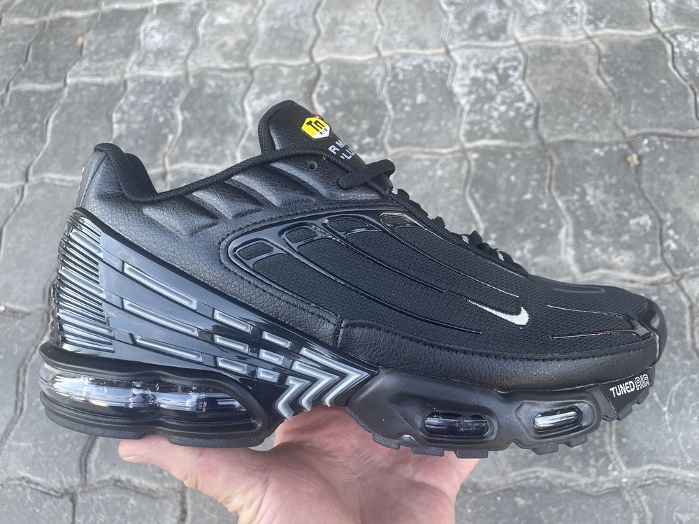 Nike Air Max Plus 3 TN black.  Плюс ТН