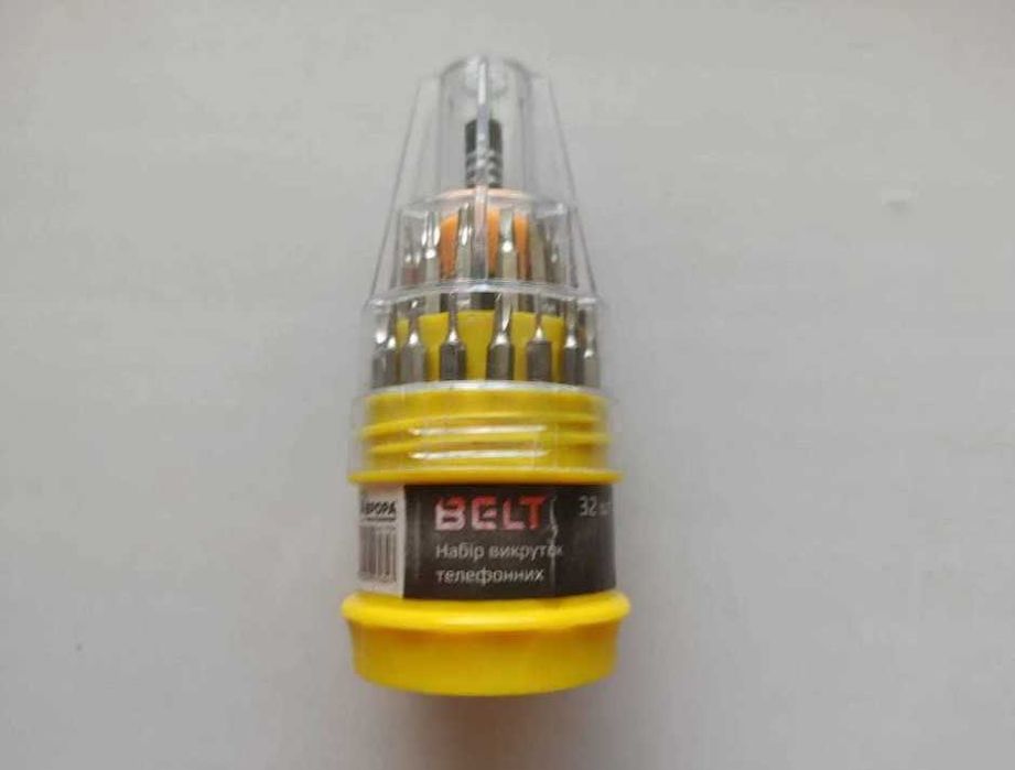 Набір викруток для телефонів і ноутбуків 32шт BELT Аврора