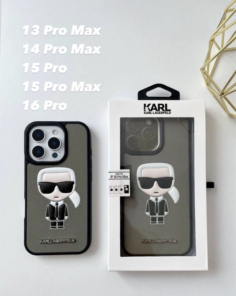 Чохол Karl Lagerfeld чехол iphone 15 Pro Max айфон про макс карл