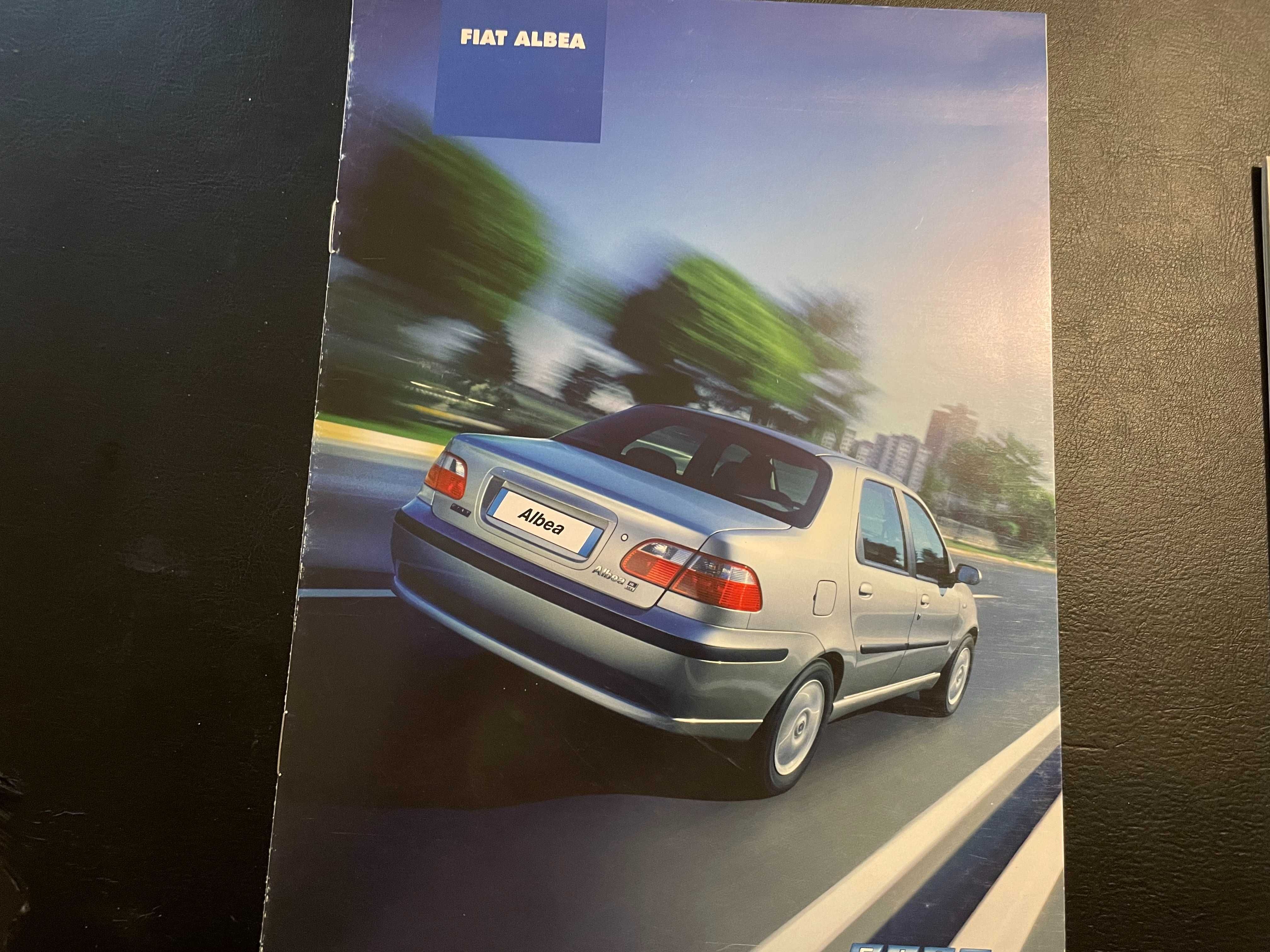 Katalog prospekt Fiat Albea 8 stron 2004 r. język PL