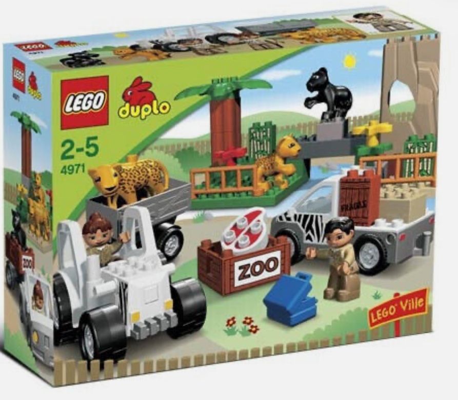 Lego duplo 4971 Pojazdy w zoo