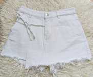 Białe jeansowe spódnico spodenki Denim Sinsay 34 Xs