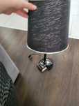 Lampa stojąca czarna