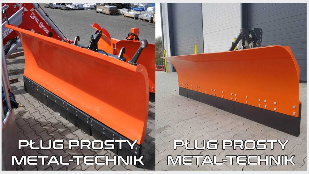 Pług śnieżny prosty Zamiatarka Rębak Piaskarko Solarka RATY Dostawa