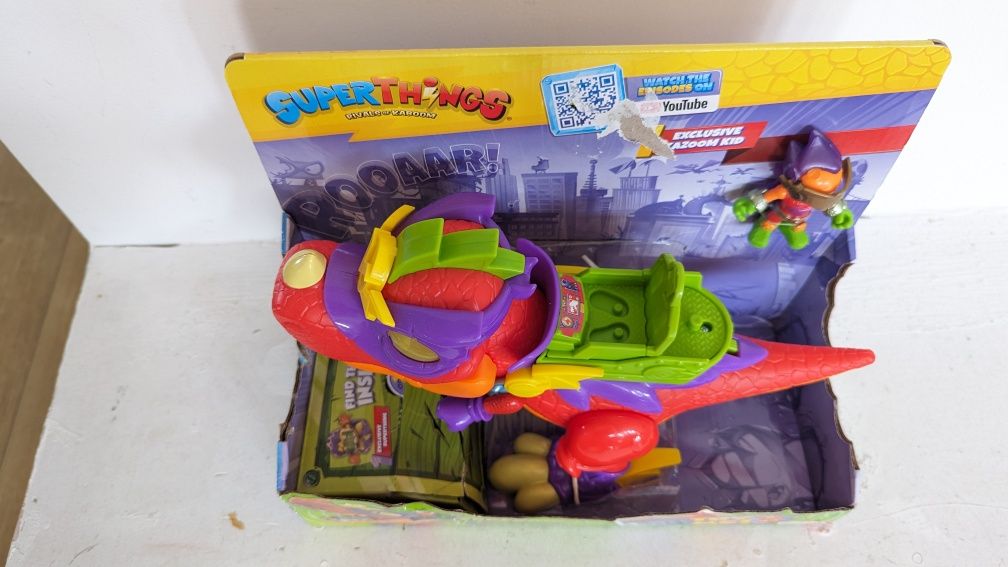 SuperThings V‑REX Superdino robot figurka złoczyńcy + akcesoria
126,90