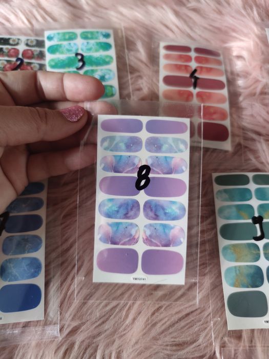 Zamiennik hybrydy Nowe przyklejane paznokcie różne do wyboru