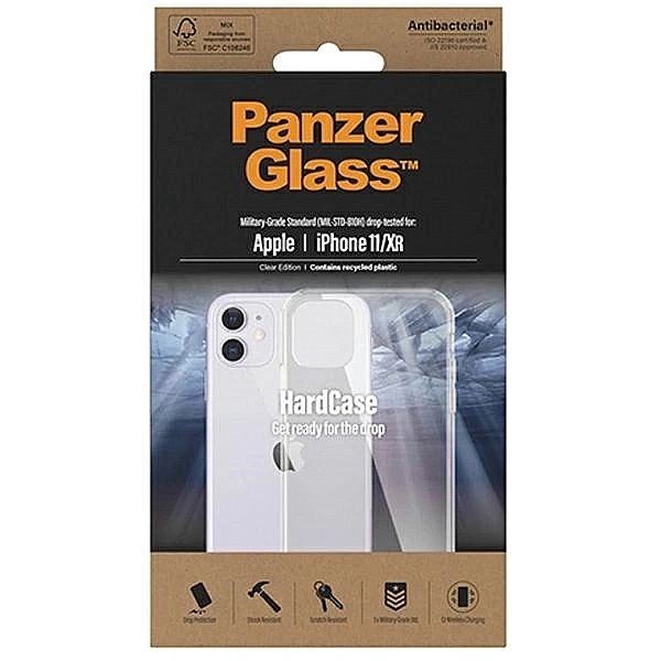 Etui PanzerGlass ClearCase antybakteryjne z certyfikatem Military Grad