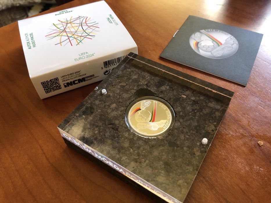 Moeda 5€ - UEFA EURO 2024 - Prata PROOF