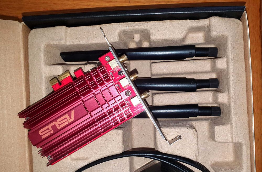 Placa PCI-E wifi ASUS PCE-AC66 Dual- Band AC1750