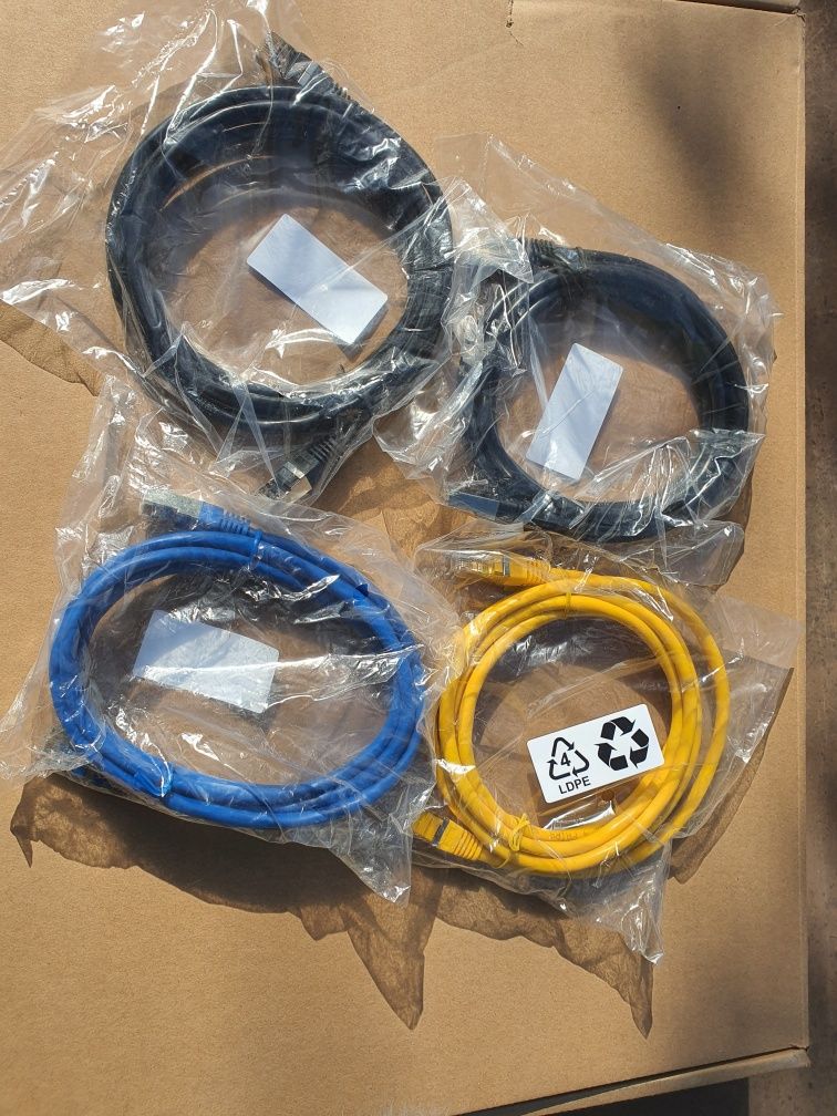 Patchcord kabel przewód komputerowy skrętka FTP ekranowany kat. 6 2m
