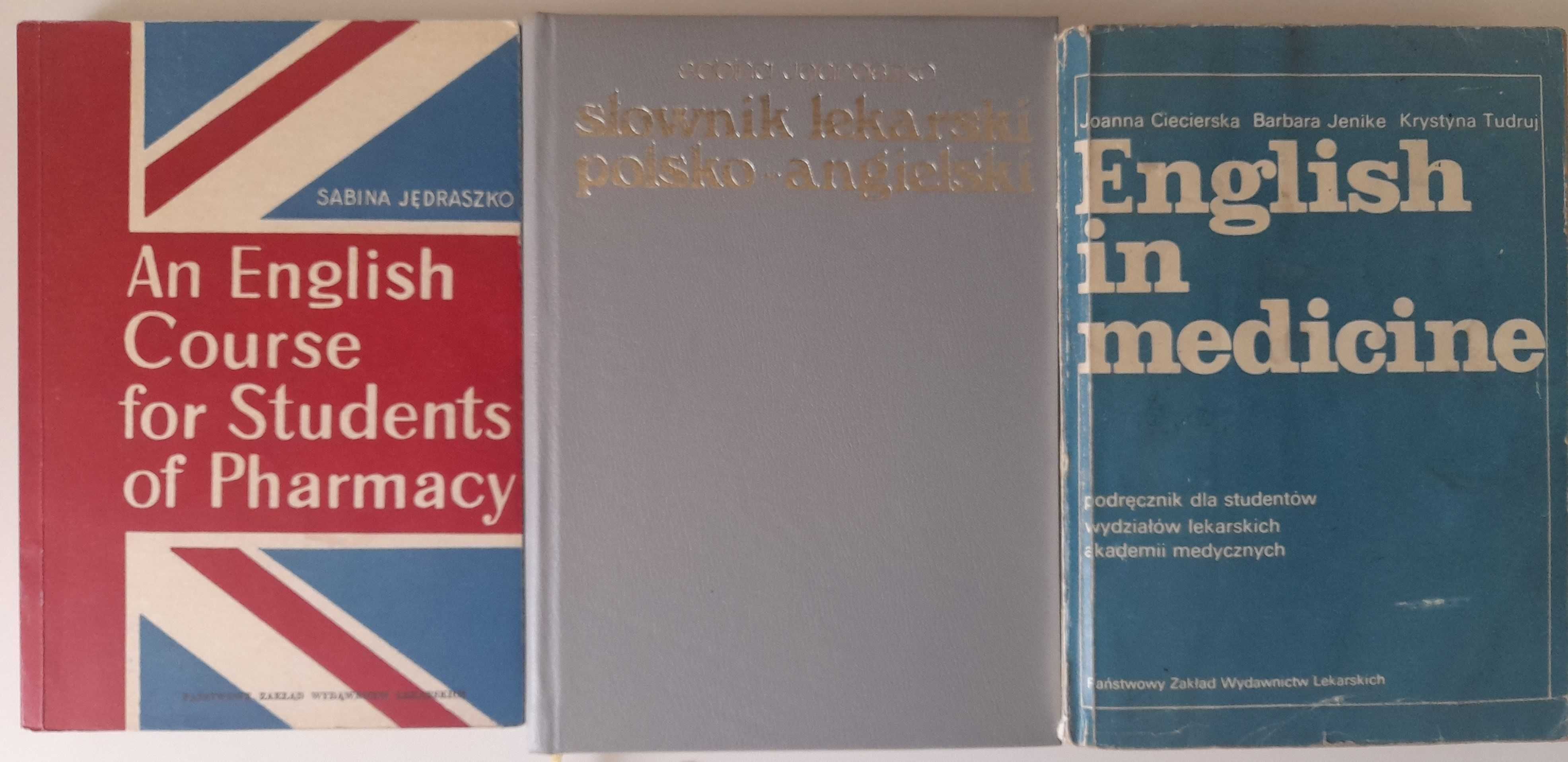 Język angielski dla lekarzy i farmaceutów 3 książki