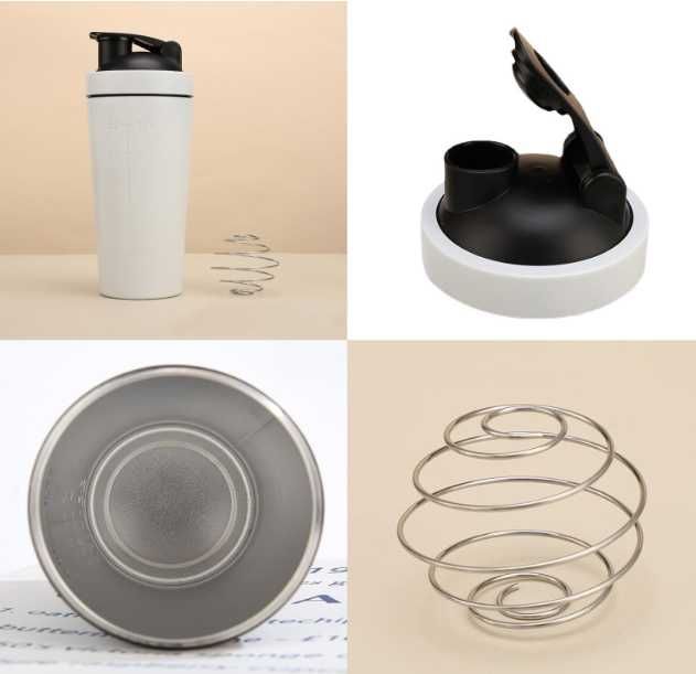 Shaker proteinowy ze stali nierdzewnej 750 ml