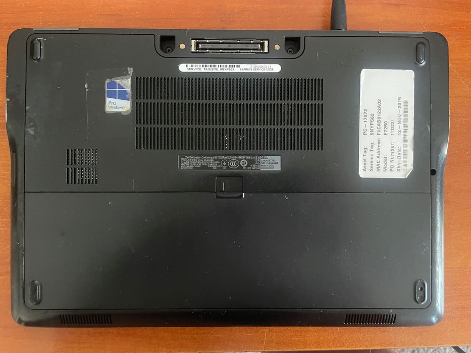Komputer laptop dell Latitude E7250