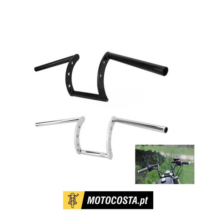 Guiador Universal Z-Bars 22 mm/25 mm - Estilo Retro