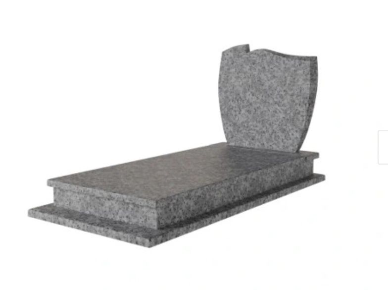 Nagrobek Granitowy Pomnik Premium Porządny Granit Pojedynczy Montaż