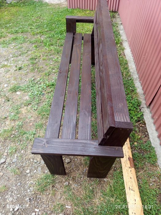 Ławka ogrodowa drewniana