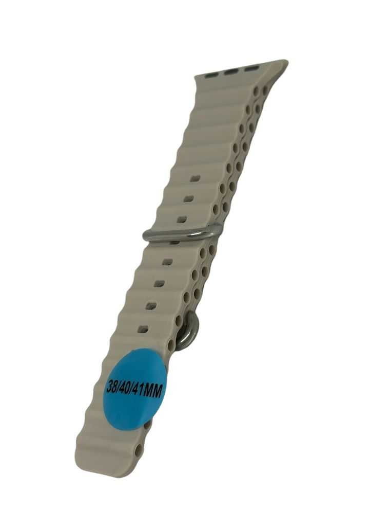 Apple Watch 38/40/41mm Opaska Silikonowa Pasek Kremowy kod 1607