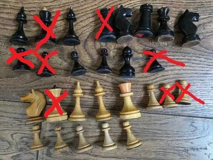 Шахматы деревянные ссср шахматные фигуры поштучно