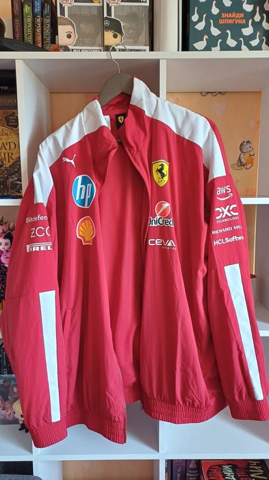 PUMA 2025 Driver's Oversized shirt, кофта, Пума, оригінальна. Ferrari
