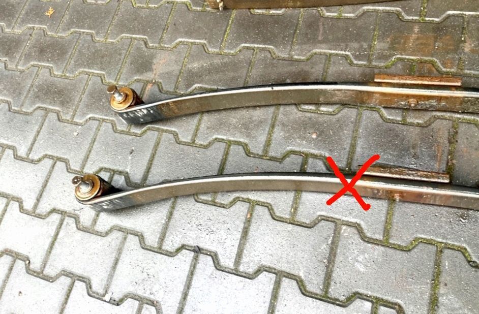 Resor tyl IVECO DAILY 35S/parą nowe amortyzatory wzmocnione tyl 2014-2