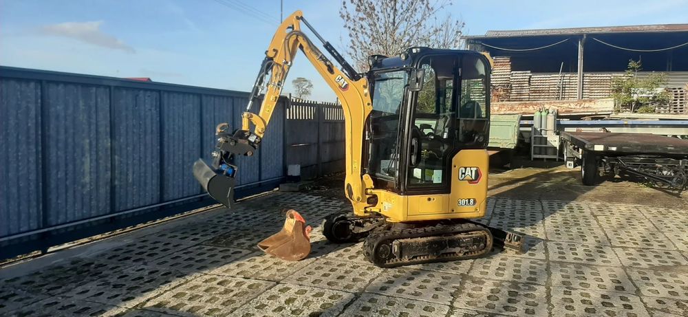 Caterpillar 301.8-05A  Minikoparka CAT 301.8 2x łyżka Po Serwisie 21r 2T Tylko 1530h