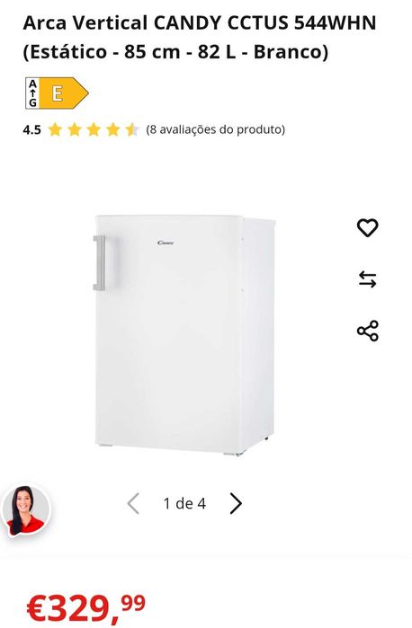 Arca congeladora semi-nova