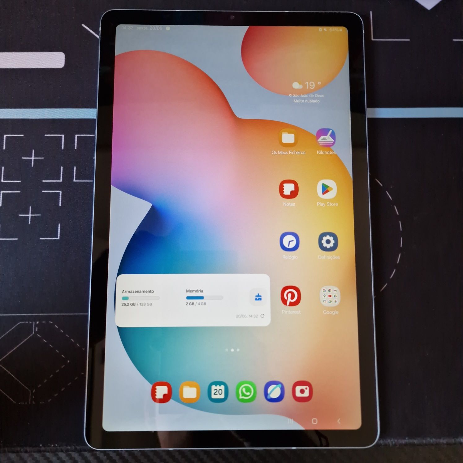Tab S6 lite + Caneta e case