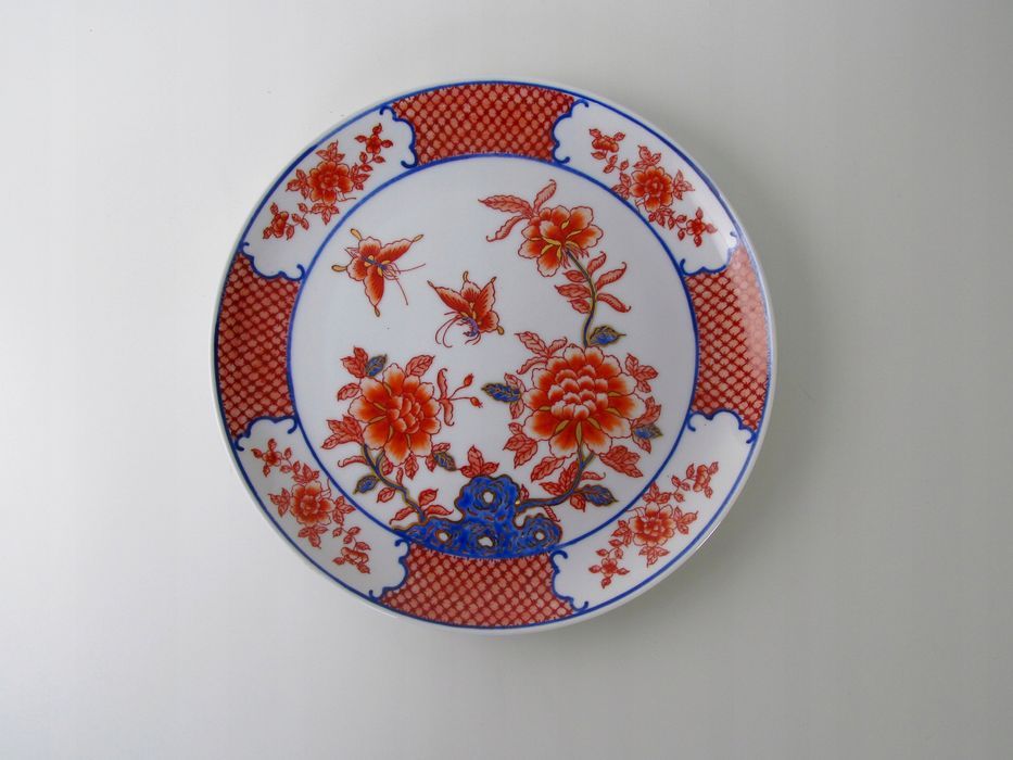 chiny japonia malowany talerz patera