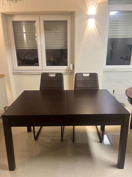 Mesa de jantar extensível 140 +45