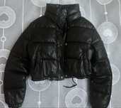 Kurtka skórzana Puffer Bershka xs zimowa