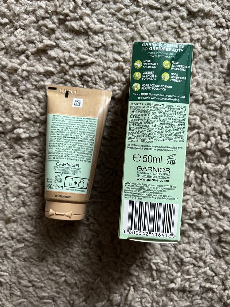 Garnier BB cream Medium podkład fluid krem