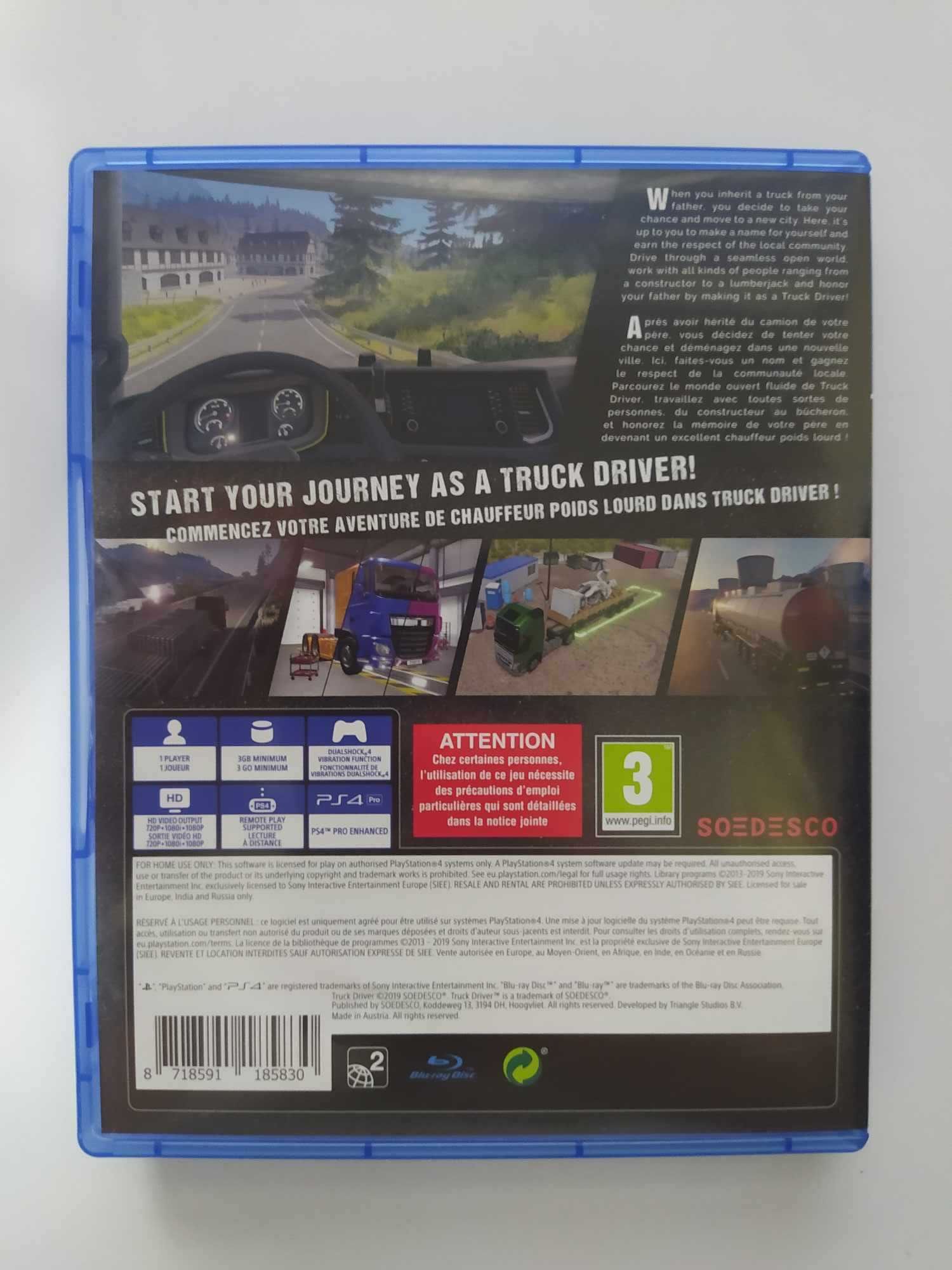 Truck Driver PS4 Polskie napisy w grze