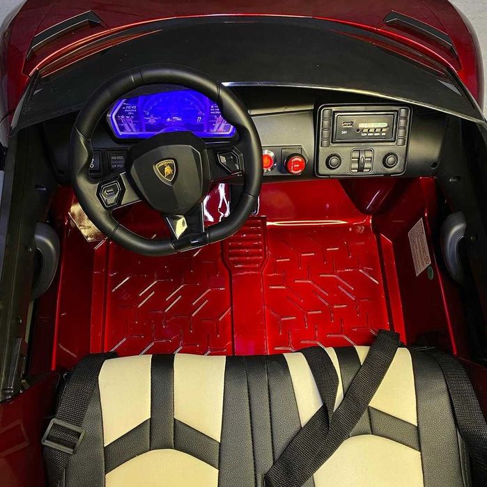 Lamborghini SVJ z funkcją DRIFT auto na akumulator SX2028 czerwony