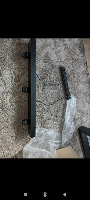 Lampa wisząca 3 punktowa drweniana
