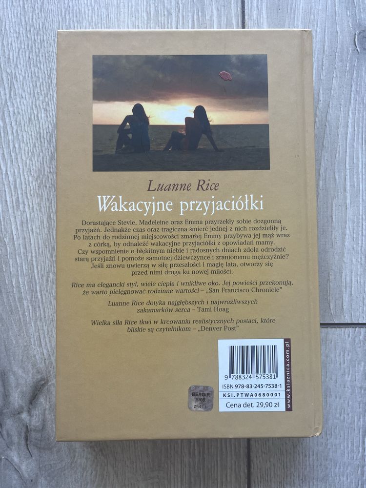 „Wakacyjne przyjaciółki” Luanne Rice